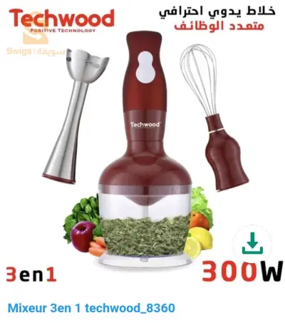 Mixeur 3en 1 techwood_8360