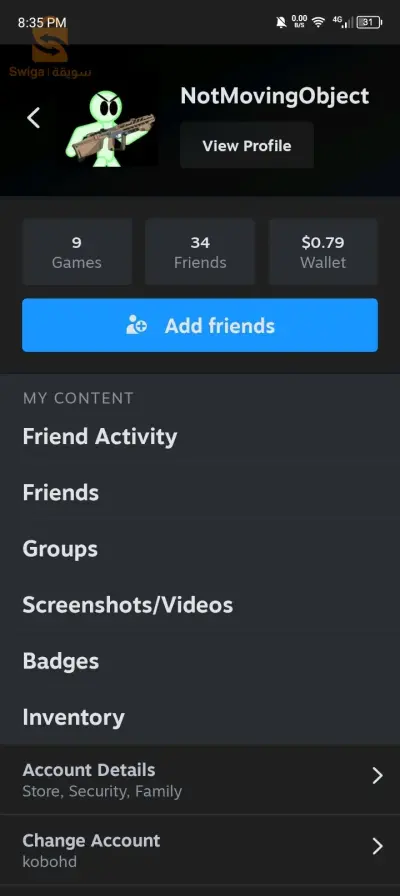 steam account