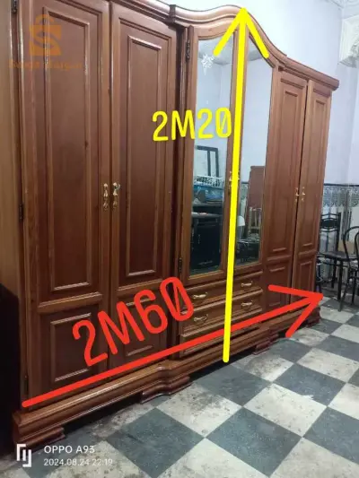 armoire 6 porte