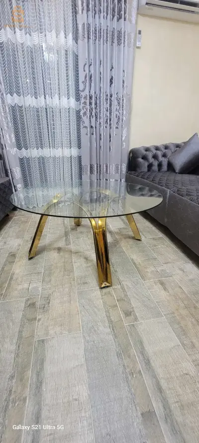 Table basse en verre