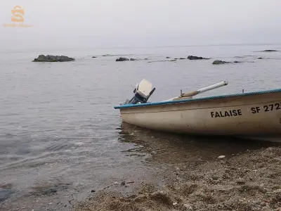 قارب صيد او نزهة