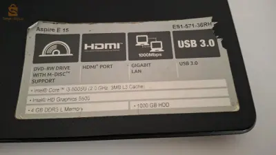 PC acer Aspire E15