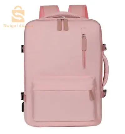Sac à dos de voyage grande capacité avec plusieurs compartiments extensible L-264 - Bleu