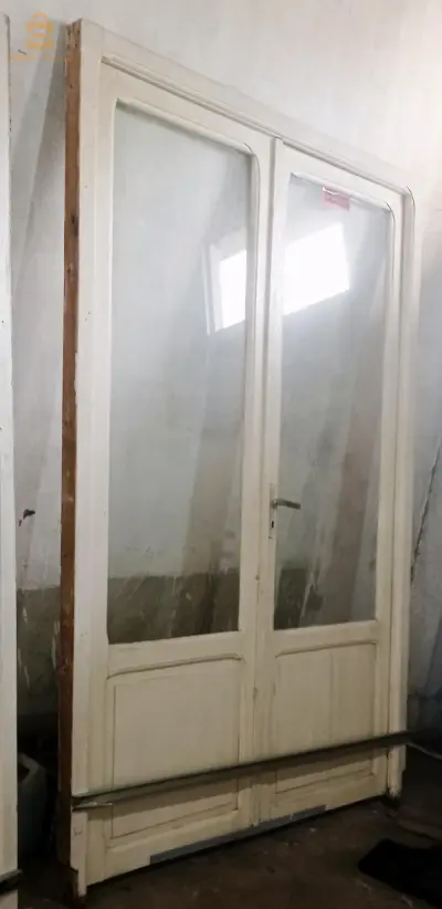 2 portes vitrées