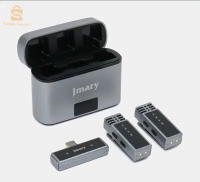 JMARY Microphone Sans-Fil MW-15 (2-TX) TYPE-C