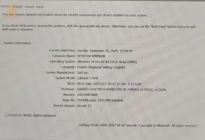dell latutude e7470