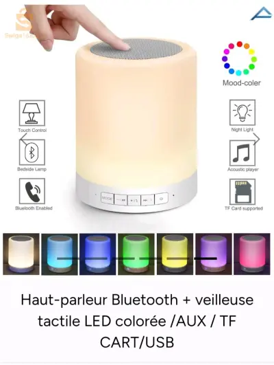 Speaker and lamp in one