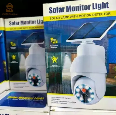 Faux caméra à lampe détecteur
شبيهه بالكاميرا تعمل على الاضاءه الاوتوماتيكيه عند المرور امامها اما بالنسبه بطريقه التشغيل فهي فقط بتثبيتها على الحائط وتعمل بطاقه الشمسيه فقط