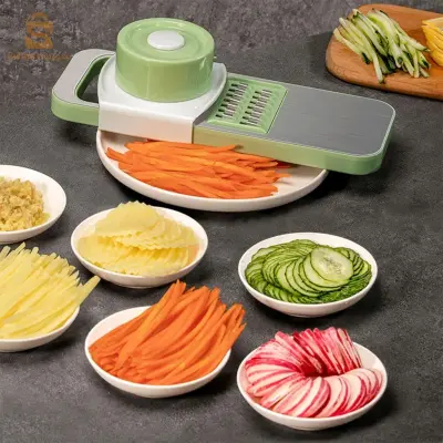 Mandoline hachoir à légumes portatif, coupe-julienne, trancheuse à légumes