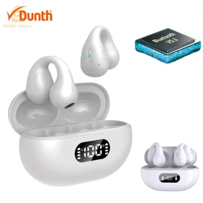 EarPods sans fil bluetooth 5.3 clip d'oreille DUNTH DU-T254