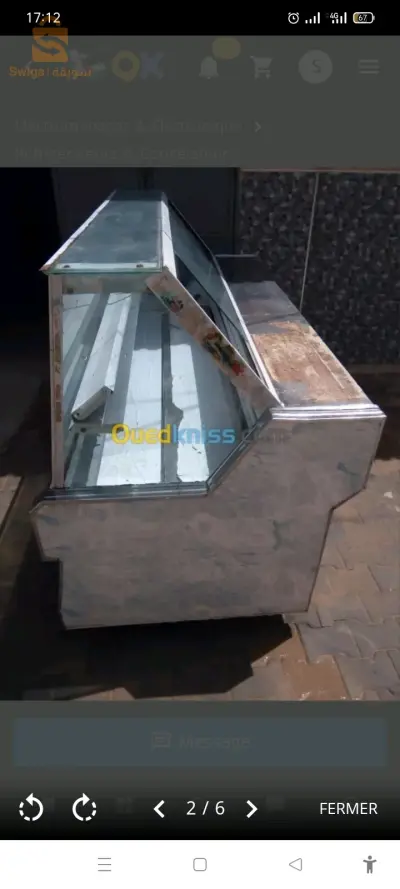 Frigo contoir en panne