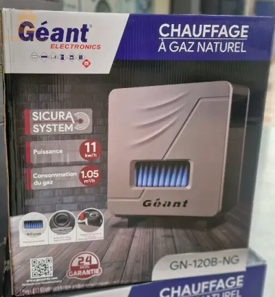 chauffage à gaz naturel Géant