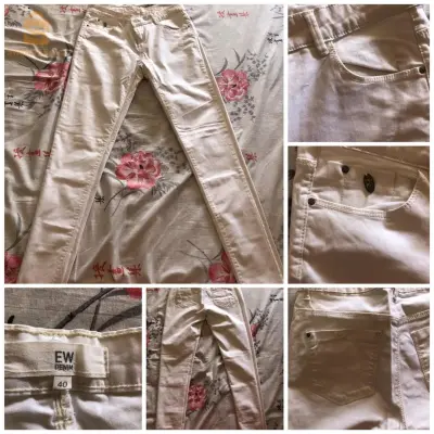 🛍️ Vente d'occasion : Pantalon blanc EW Denim !🛍️