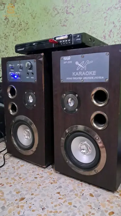 ampli double boomer + dvd robuste