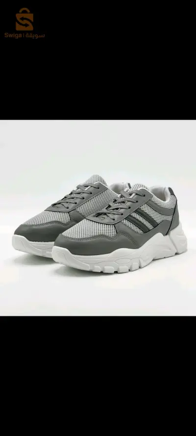 Chaussure streetwear casual confortable semelle absorbante au chocs - GRIS
