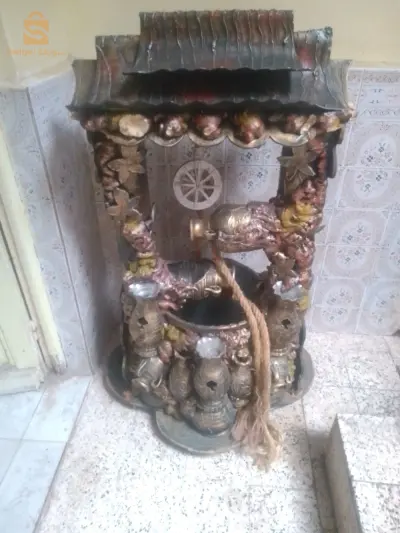 fontaine et bateau