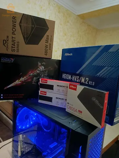 I3 12100 / GTX 1660 super / ram 8×2 /  ssd 256 + 500 / h610m-hvs