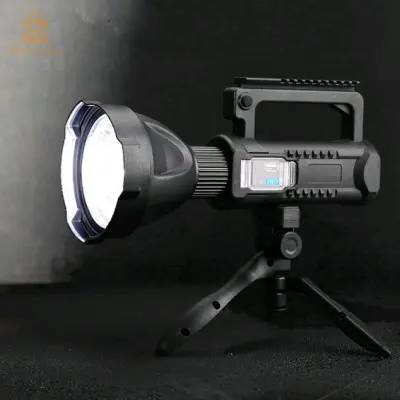 Lampe Torche W590 Rechargeable Avec Power Bank et Trépied
