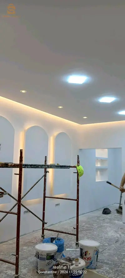 décoration placoplâtre/électricité bâtiment