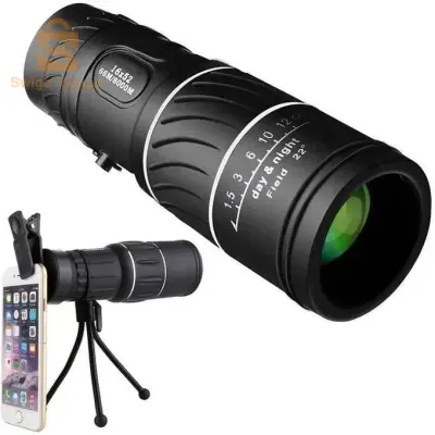 Télescope 16X52 Hd Zoom Lentille Pour Smartphone – Noir