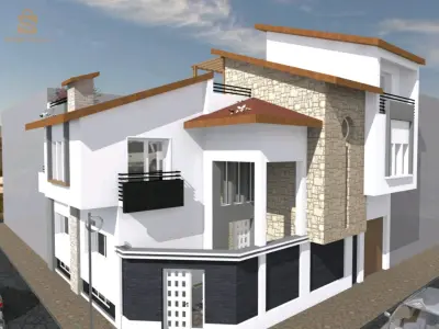 Vente Villa 170m Oran Canastel Cav-rc_1etg-véranda terrasse