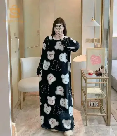 Robe pyjama polaire