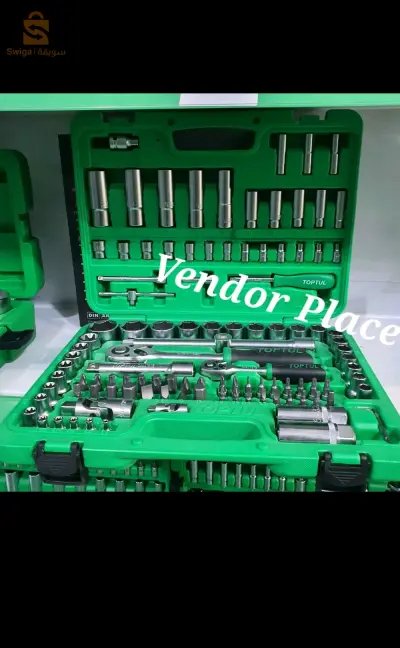 Caisse Toptul original 108pCaisse À Outils Professionnelle Clés Et Douilles 1/4" 1/2" 108 Pcs TOPTUL???? Pays d'origine : Taïwan.