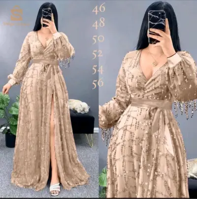 robe soirée tendances 😍🤩taille de 46 à 56♥️livraison 58 wilaya 🇩🇿🚚
