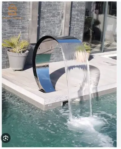 lame d'eaux jet d'eaux شلالات جدارية ماءية مسابح و الحدائق