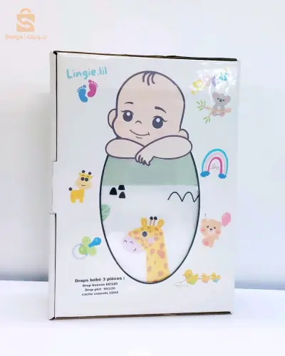 liquidation ! parure de drap bébé 03 pièces