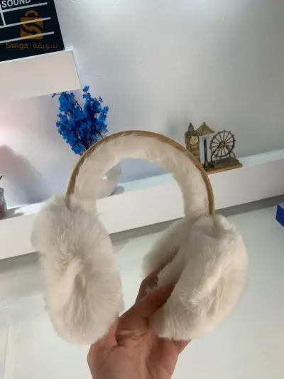 Cache-Oreilles et Casque Audio en Fausse Fourrure pour Femmes – سماعات رأس دافئة