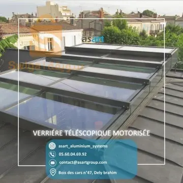 Verrire Tlescopique Motorise