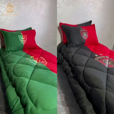 Pack de Lit Sportives Couette et 2 Oreillers USMA &amp; MCA – طقم سرير