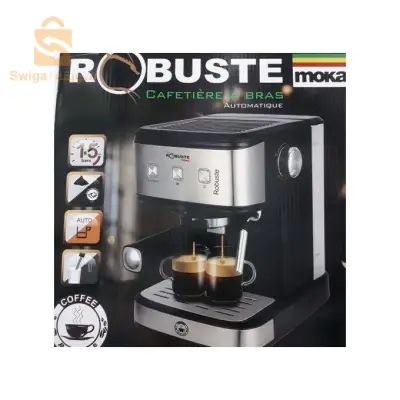 ماكينة تحضير القهوة الأوتوماتيكية بمقبض Moka من علامة Robuste