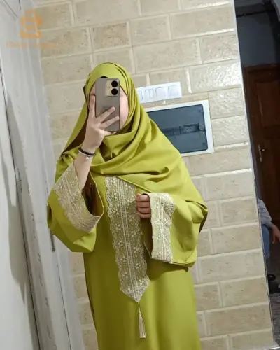 طقم صلاة فضفاض قماش كراب زارا  للرمضان الكريم
