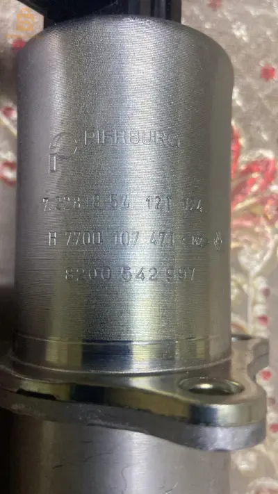 vanne EGR pour 1.9 dci