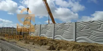 Murs de cltures en bton prfabriqu