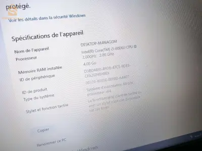 laptop hp couleur bleu 15.6 pouce
