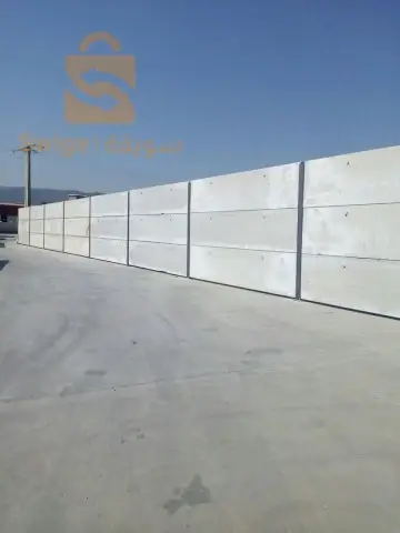 Murs de cltures en bton prfabriqu
