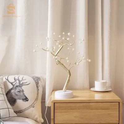 lampe de Table Arbre lumineux style bonsaï