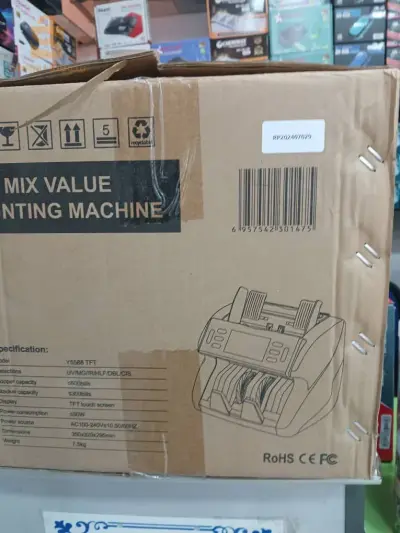 آلة عد النقود المختلطة بالقيمة (MIX VALUE COUNTING MACHINE - Y5688 TFT)