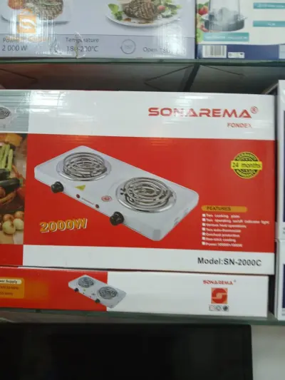 **موقد كهربائي مزدوج SONAREMA - موديل SN-2000C**