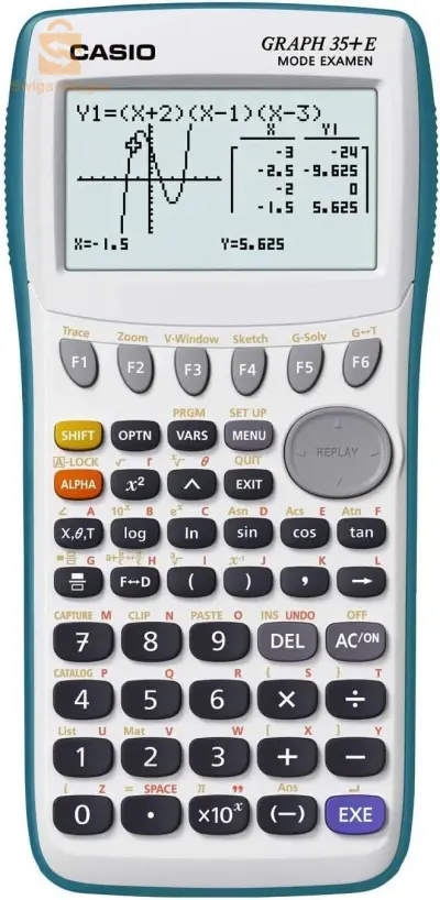 casio graphe 35+e mode examen