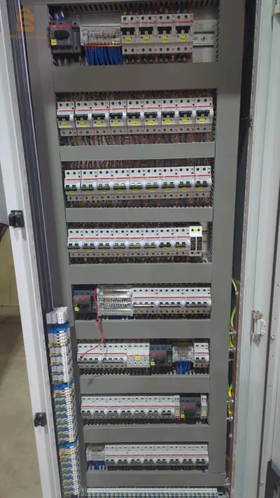 cablage des armoires et mise en service