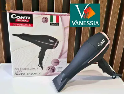 Sèche cheveux Conti global noir 2000w