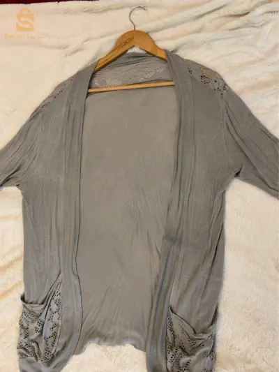 gilet gris
