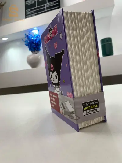 حصالة على شكل كتاب بقفل ذكي