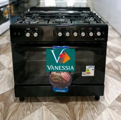 Cuisinière Arthur Martin 6 feux ventiller ✅ 6 feux✅ double wok système tabouna✅ double ventilateur✅ catalyseur✅ Noir✅ écran LED✅ 90 cm✅ Gaz Gaz et Gaz Elec✅ Garantie 24 mois