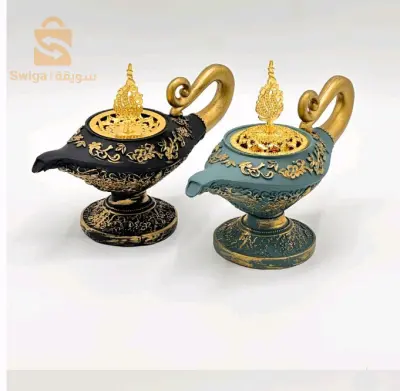 إصدار محدود–سارع قبل نفاد الكمية!  فانوس البخور علاء الدين بتصميم كلاسيكي + هدايا مجانية