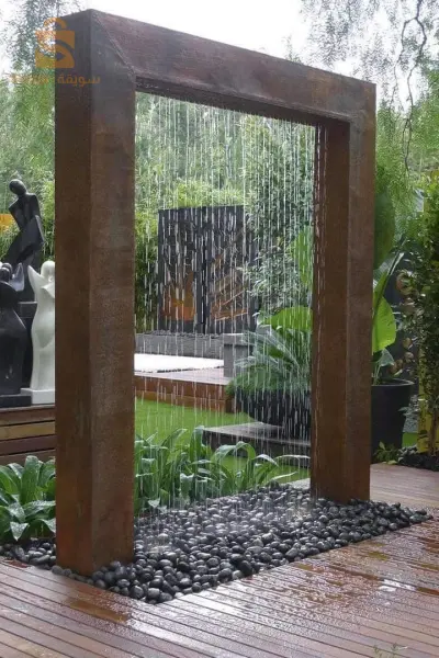 chute d'eaux  شلال ماءي جداري